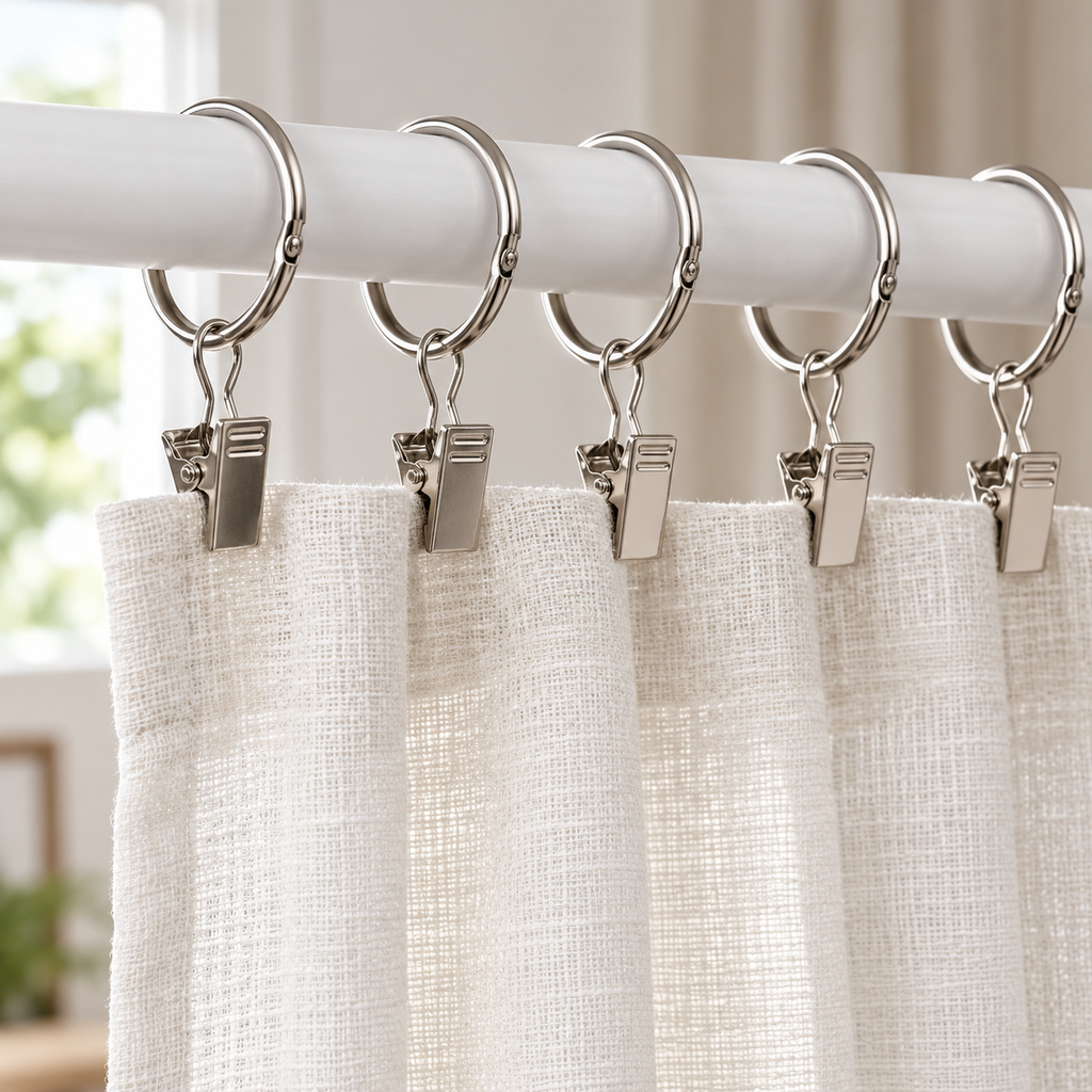 Anneaux à pinces ouvrables en métal Ø int. 25 mm – lot de 20 – vue principale en décor