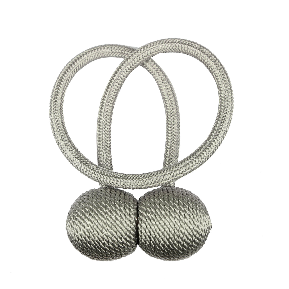 Embrasse aimantée à boules texturées, cordon 42 cm – à l'unité ou par 2 – vue complémentaire 4