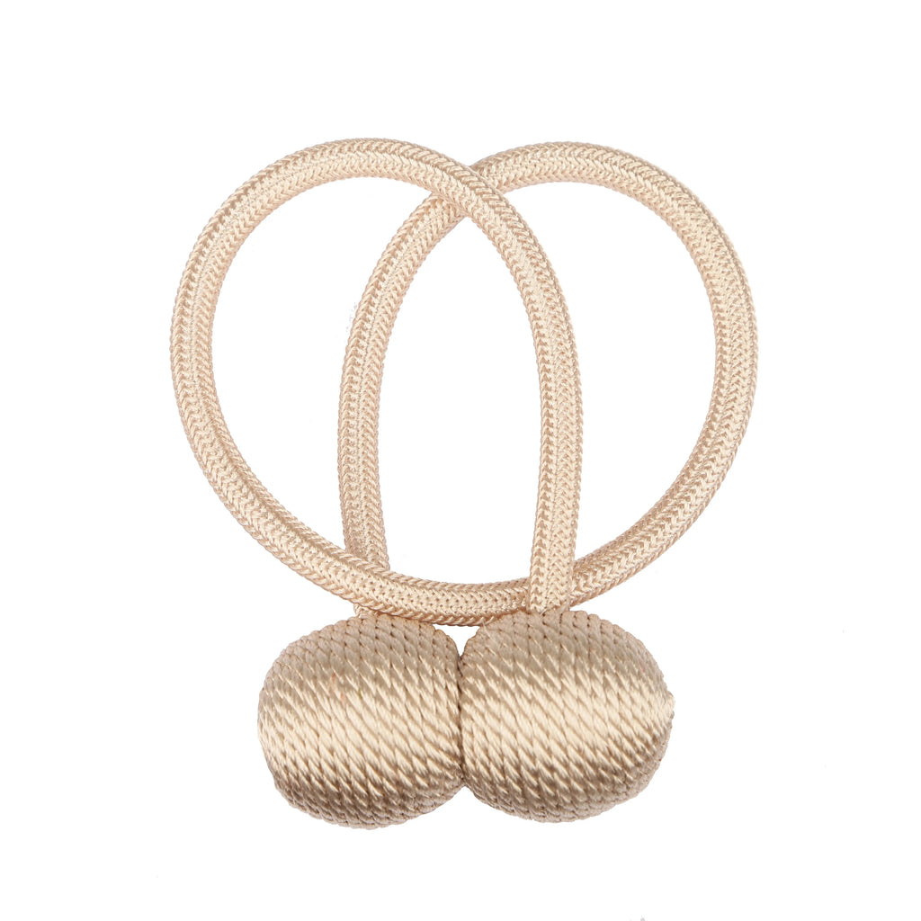 Embrasse aimantée à boules texturées, cordon 42 cm – à l'unité ou par 2 – vue complémentaire 5