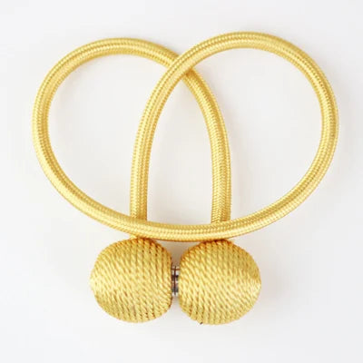 Embrasse aimantée à boules texturées, cordon 42 cm – à l'unité ou par 2 – vue complémentaire 9