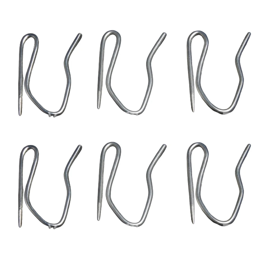 Épingles-crochets pour rideaux en métal argenté – 34 mm – vue complémentaire 4