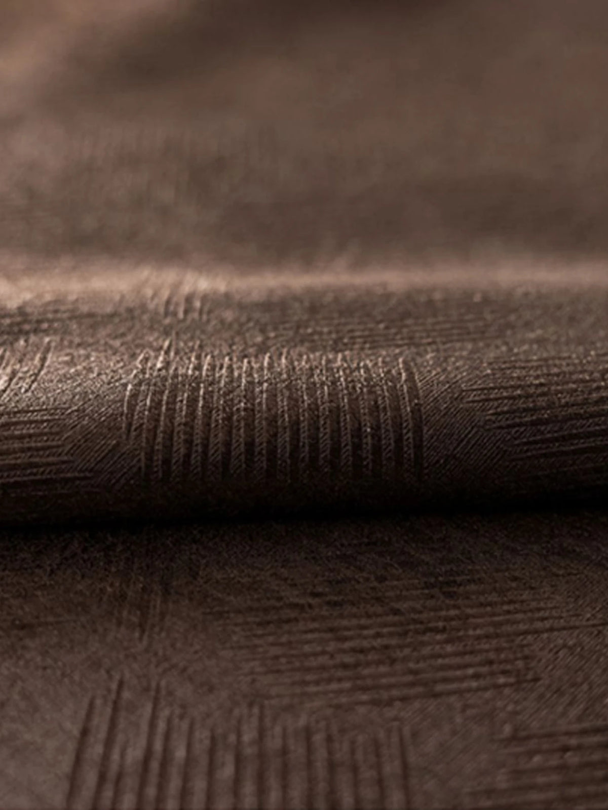 Rideau occultant texturé chocolat – Chocolat – détail tissu