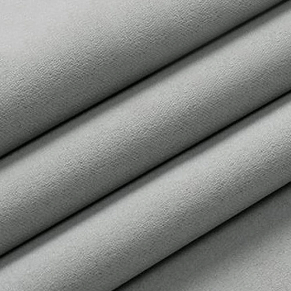 Rideau occultant gris clair à œillets – Gris clair – détail tissu