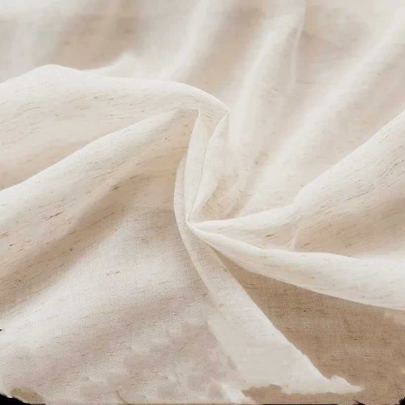 Voilage effet lin naturel – Lin naturel – détail tissu