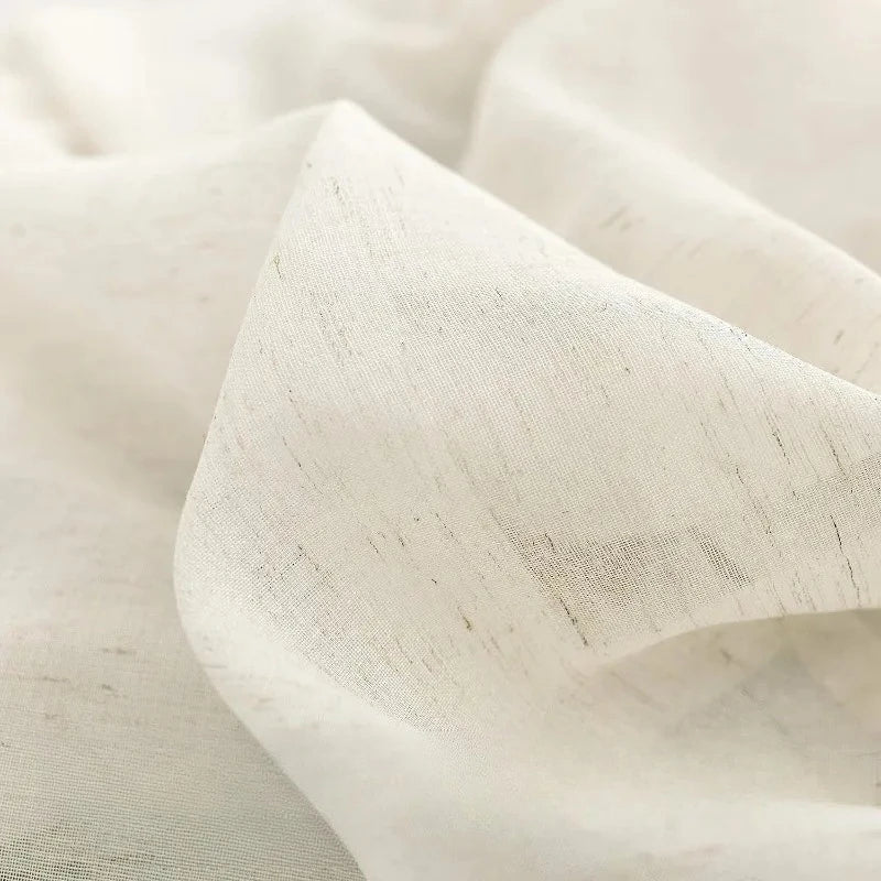 Voilage effet lin naturel – Lin naturel – détail tissu