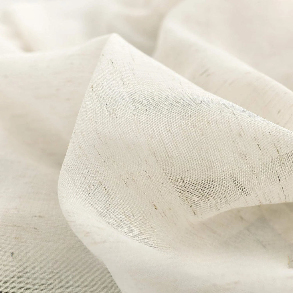 Voilage effet lin naturel – Lin naturel – détail tissu