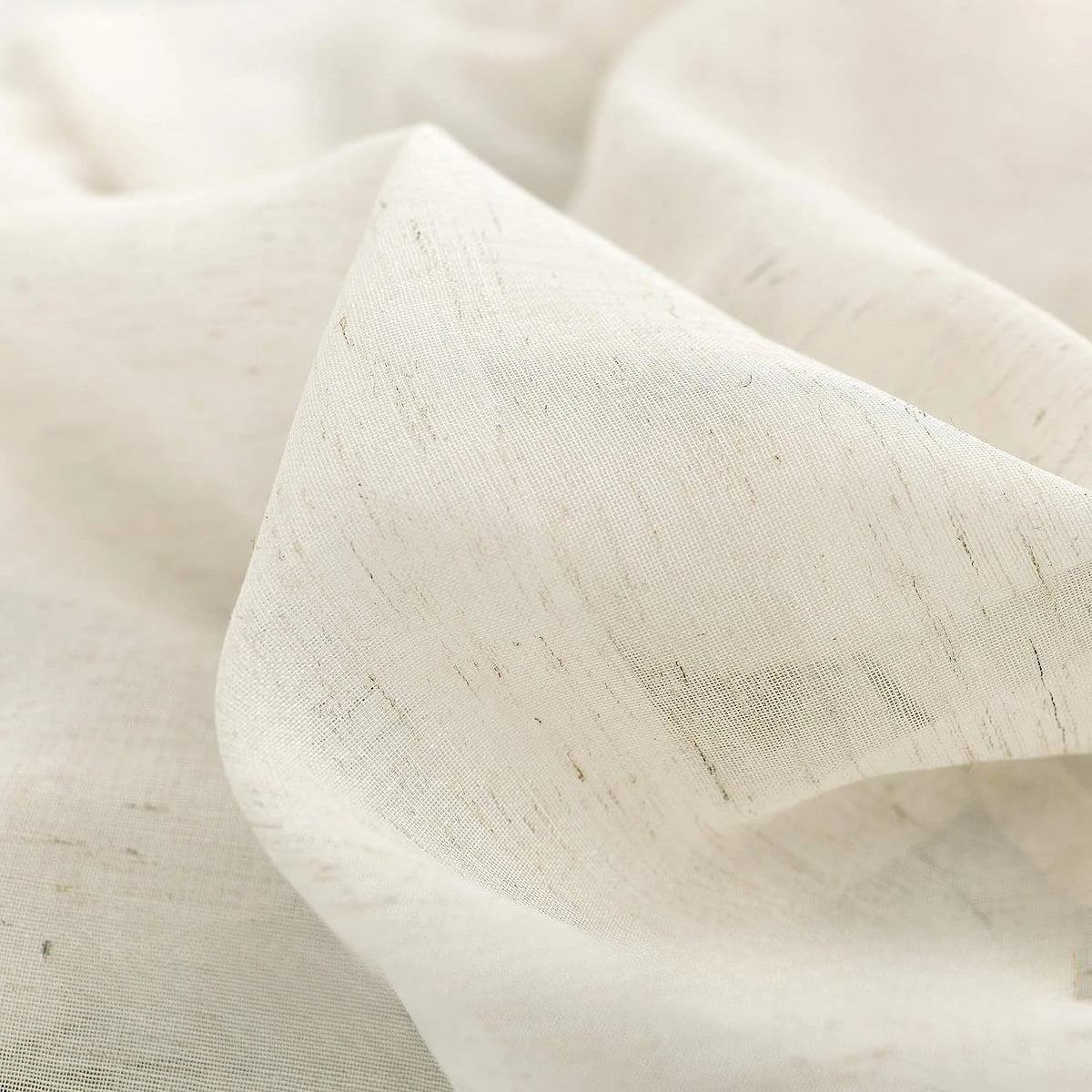 Voilage effet lin naturel – Lin naturel – détail tissu