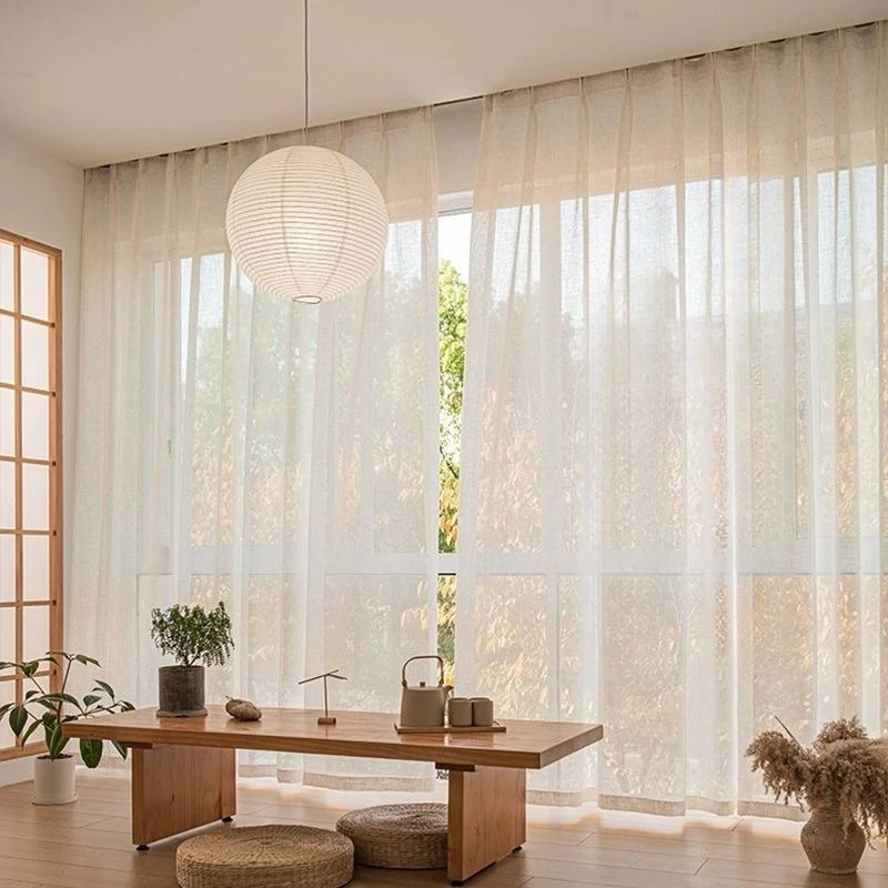Voilage effet lin naturel – Lin naturel – mise en situation