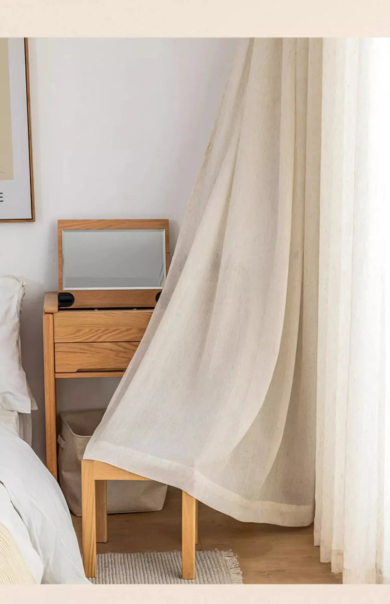 Voilage effet lin naturel – Lin naturel – mise en situation